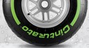 formula 1 tyres intermediate green